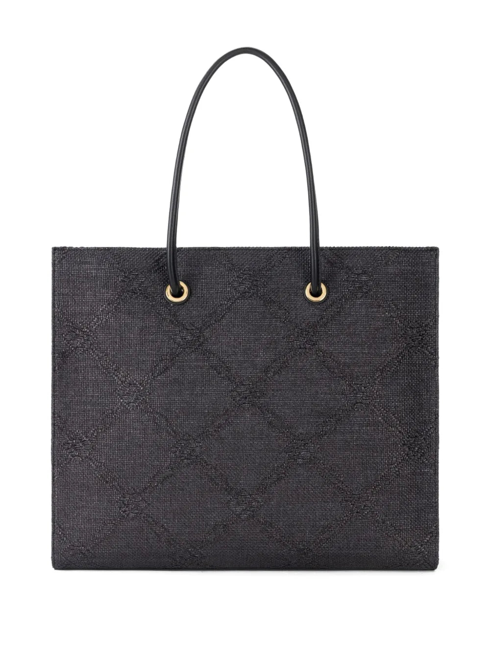 Elisabetta Franchi logo patch tote bag