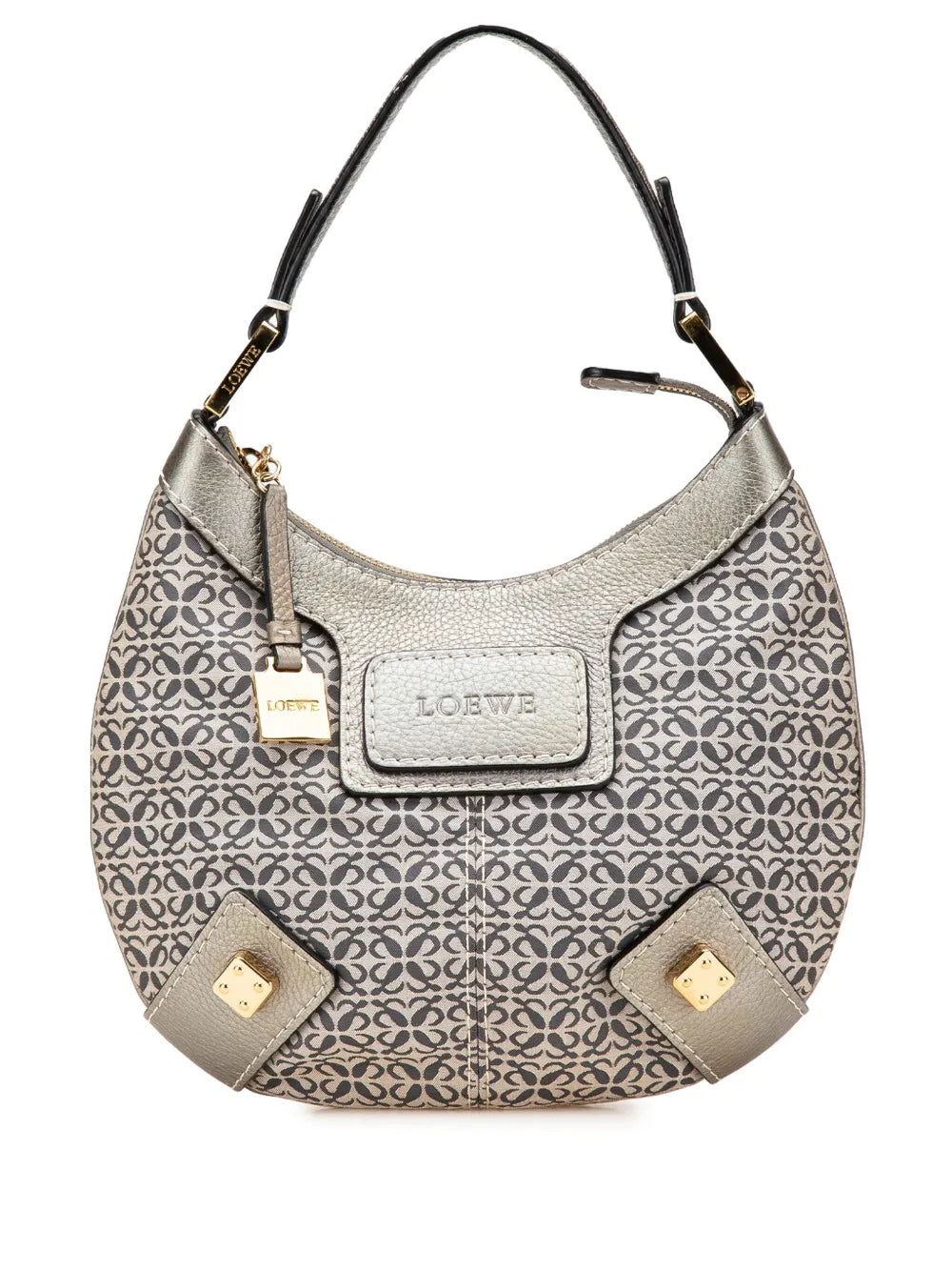 Loewe 2007 Anagram Canvas New Road hobo bag