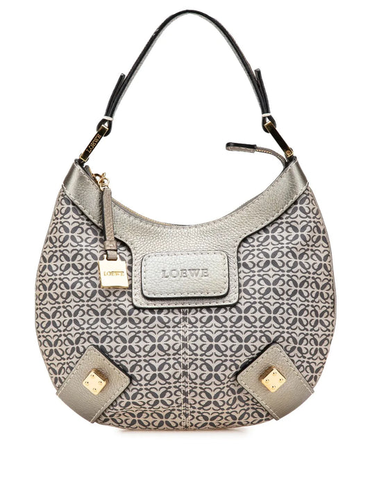 Loewe 2007 Anagram Canvas New Road hobo bag