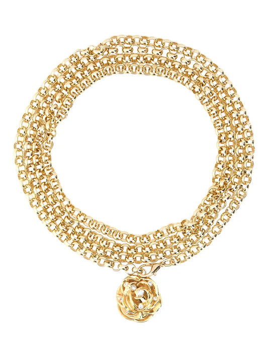 Magda Butrym multi layered chain necklace