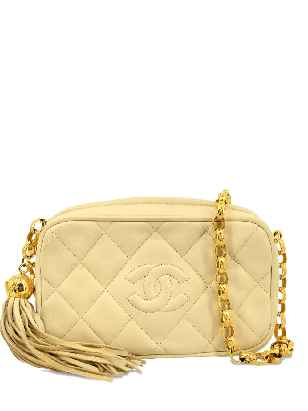 CHANEL 1992 quilted CC camera bag