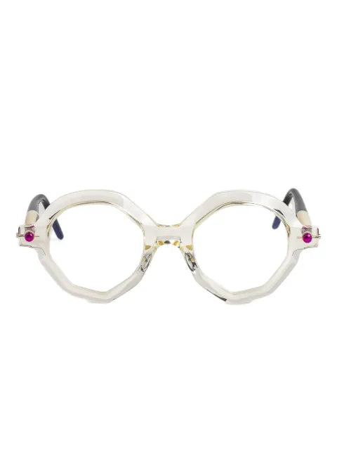 Kuboraum P18 abstract-frame glasses