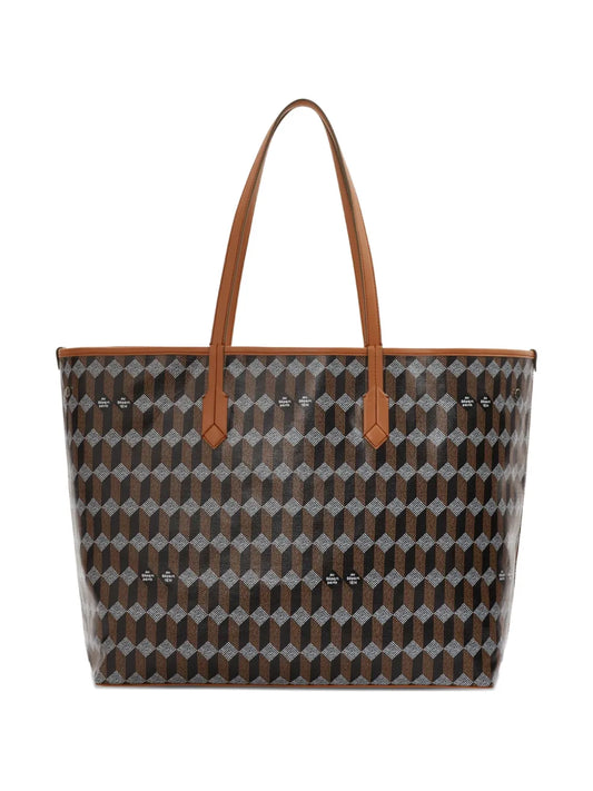 Au Départ geometric pattern tote bag
