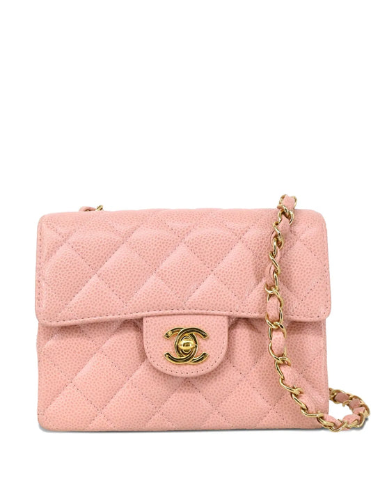 CHANEL 2003 Mini 17 Classic Square Flap shoulder bag