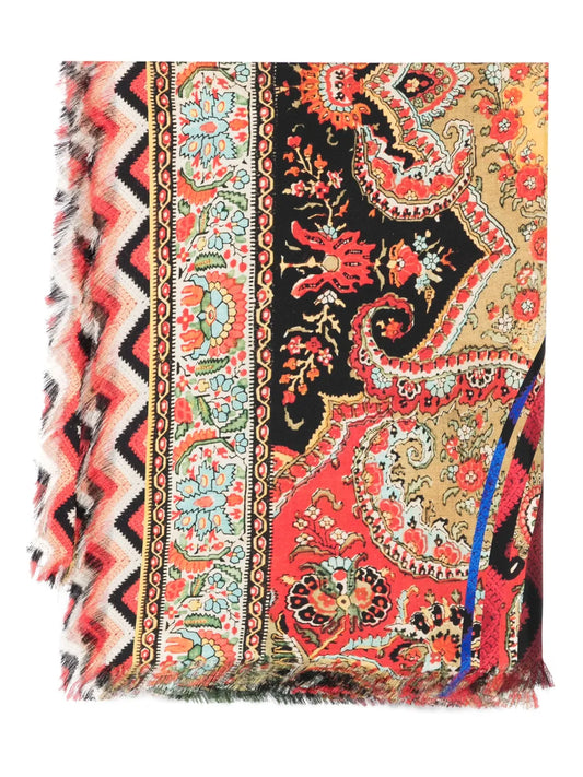 Pierre-Louis Mascia Aloeuw silk scarf