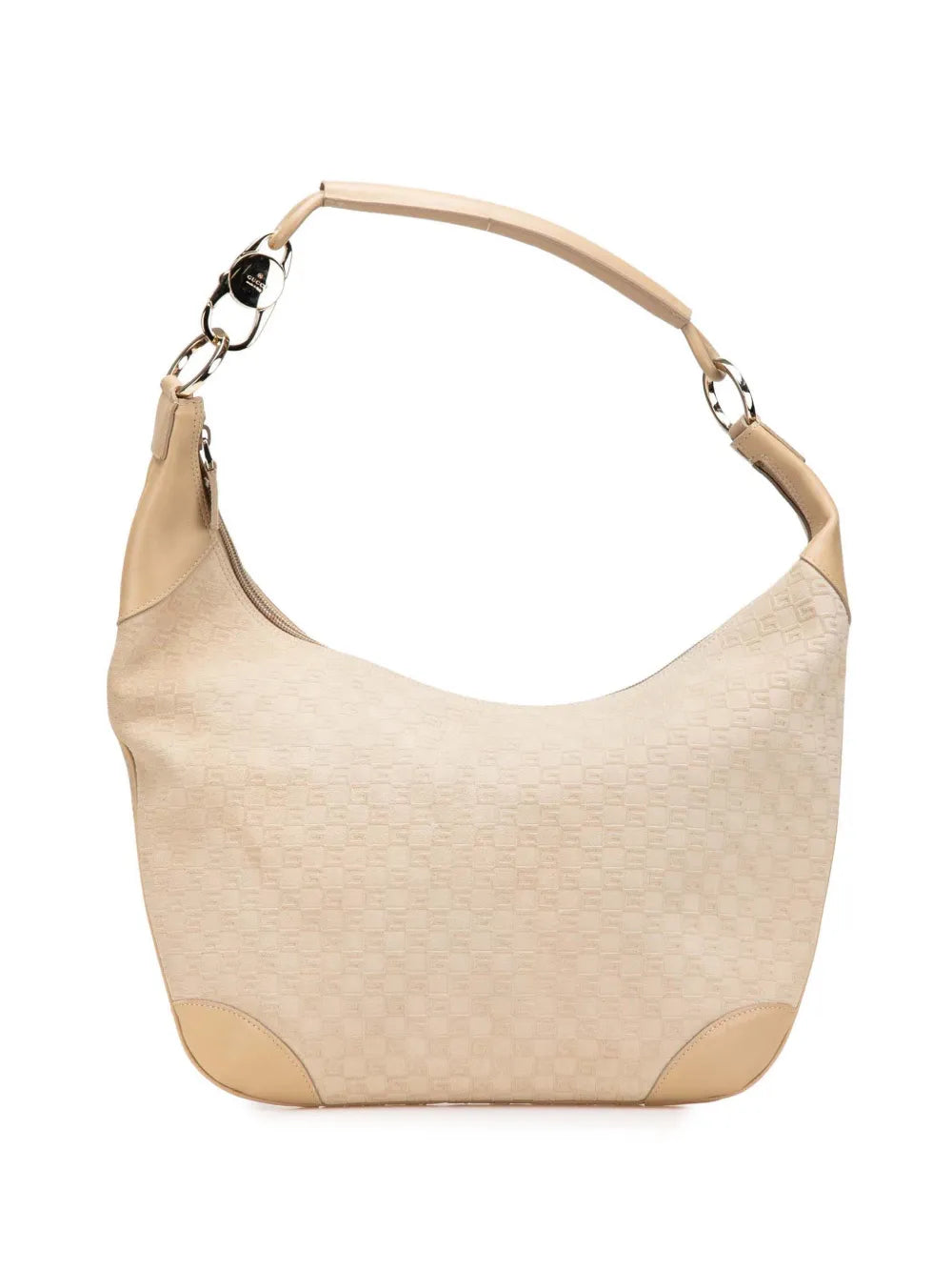 Gucci 2000 2015 GG Suede shoulder bag