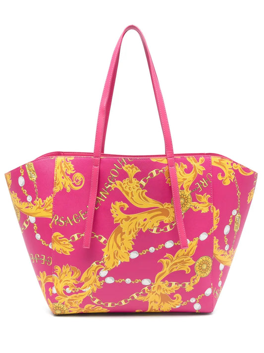 Versace Jeans Couture Barocco print tote bag
