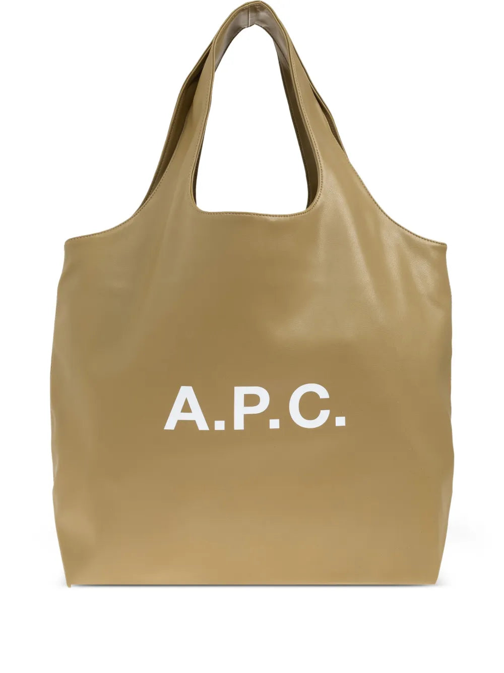 A.P.C. logo print tote bag