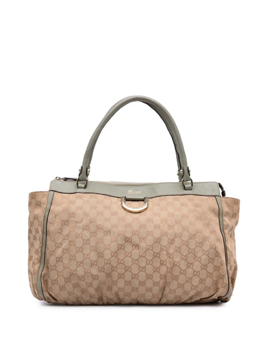 Gucci 2016 2024 GG Canvas Abbey D Ring tote bag