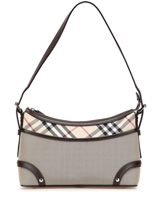 Burberry 2000 2017 Nova Check Trimmed Canvas shoulder bag