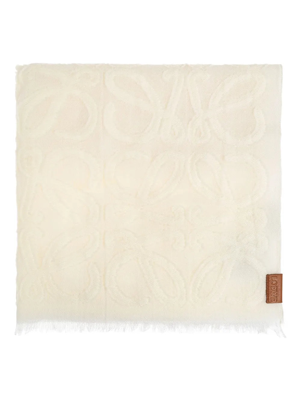 LOEWE Anagram embossed scarf