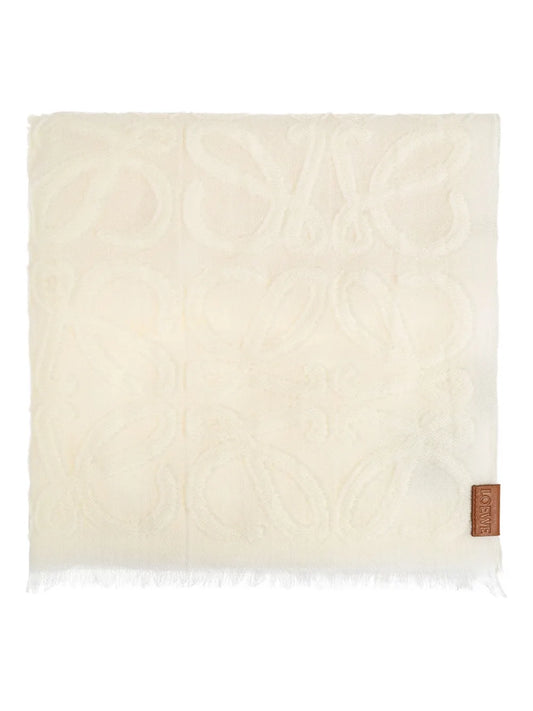 LOEWE Anagram embossed scarf