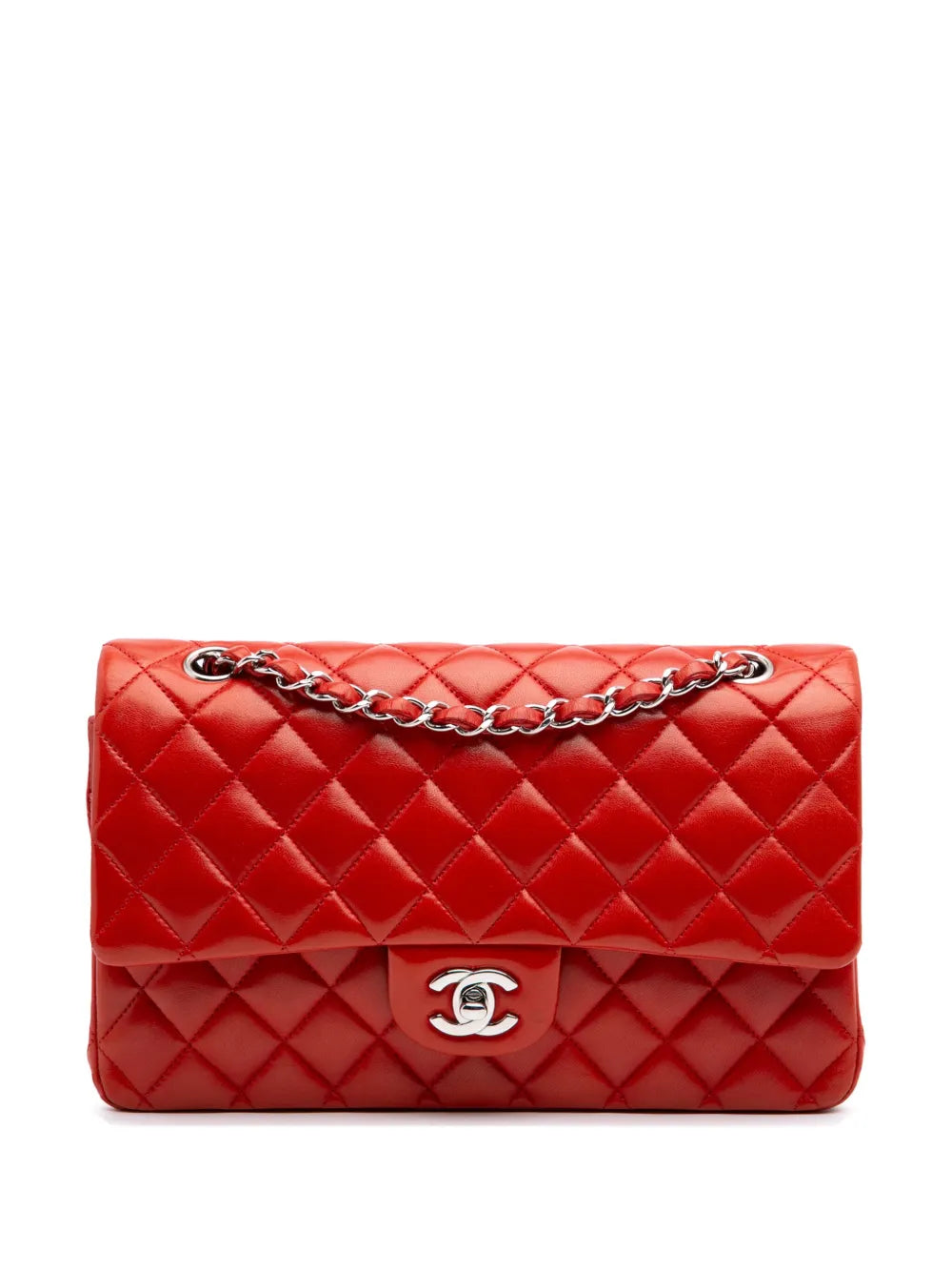 CHANEL 2011 Medium Classic Lambskin Double Flap shoulder bag