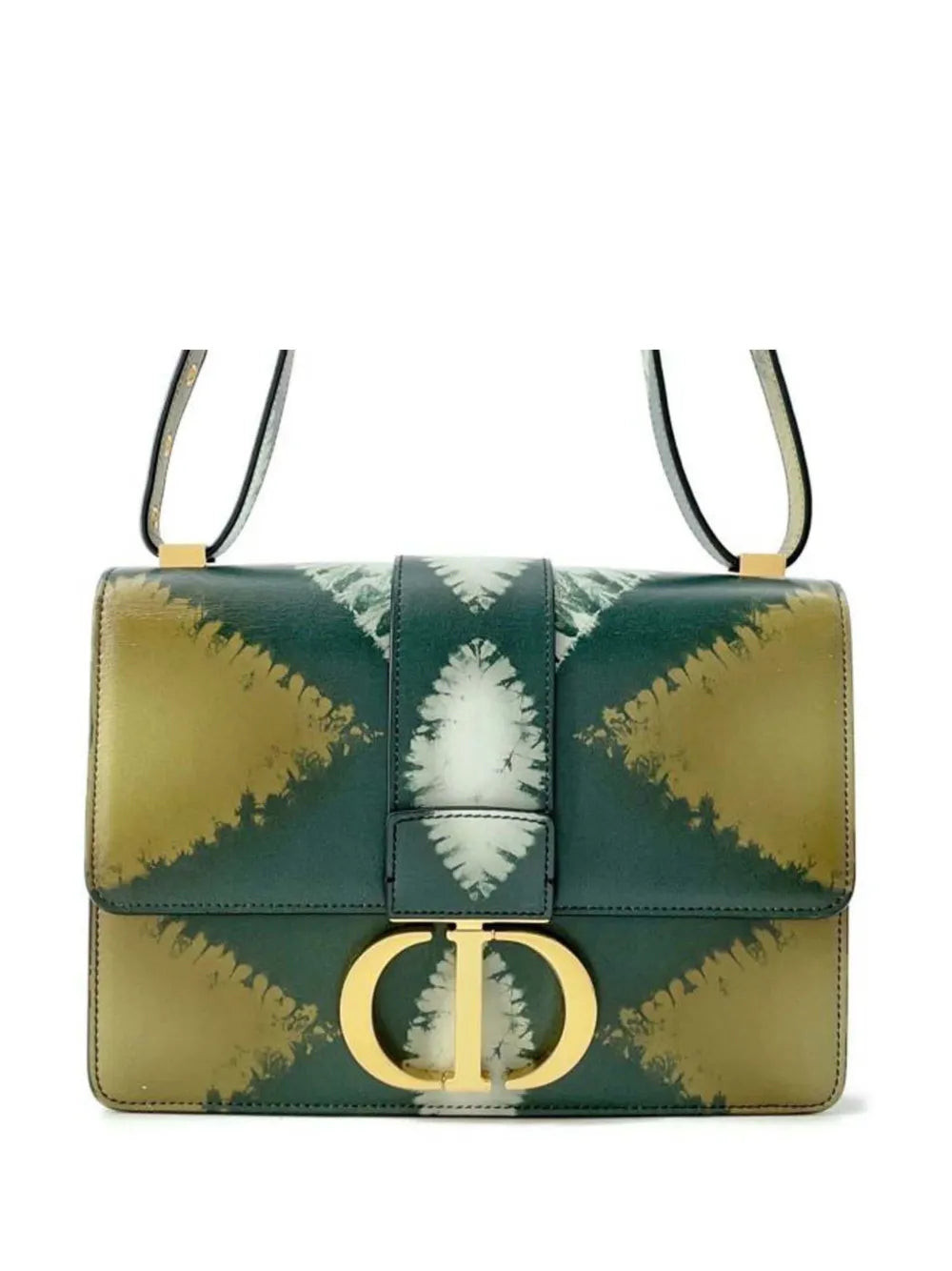Christian Dior 2021 2024 Calfskin Tie Dye 30 Montaigne Flap crossbody bag
