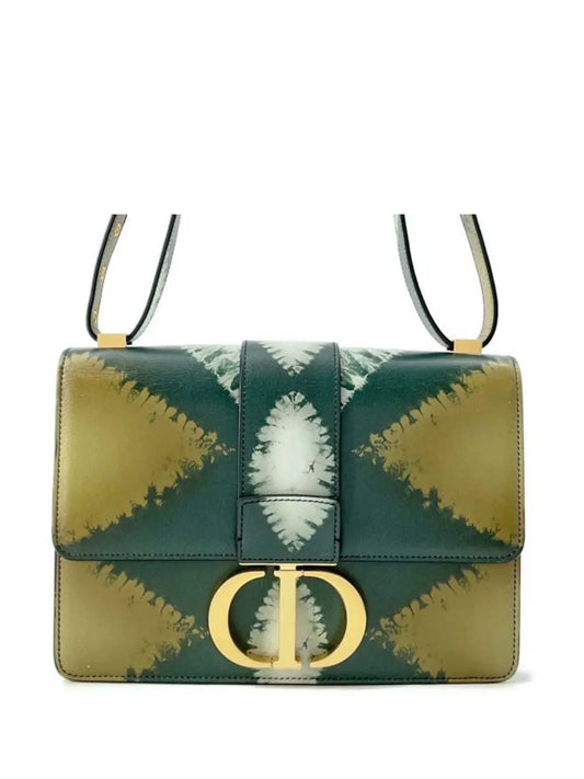 Christian Dior 2021 2024 Calfskin Tie Dye 30 Montaigne Flap crossbody bag