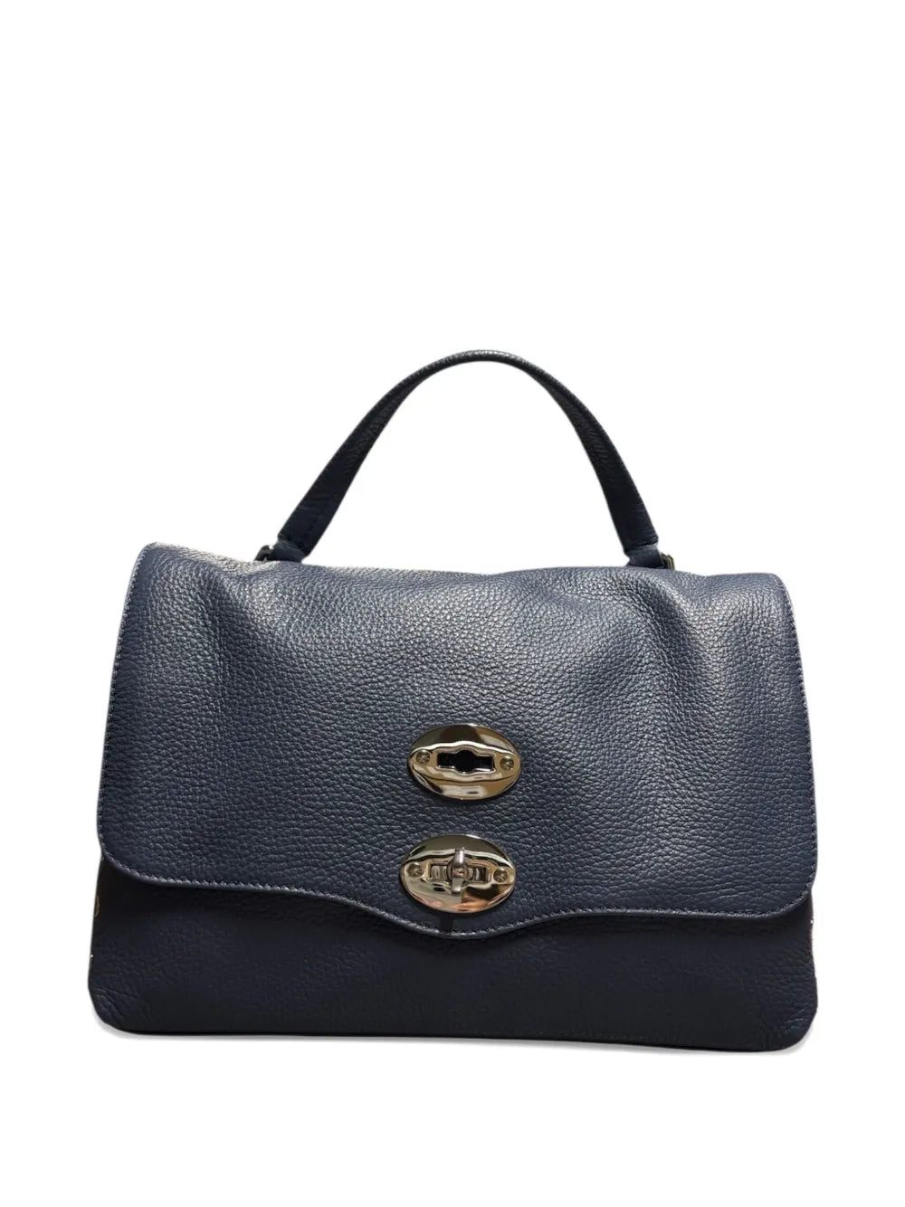 Zanellato Postina double clasp stud detail clutch bag