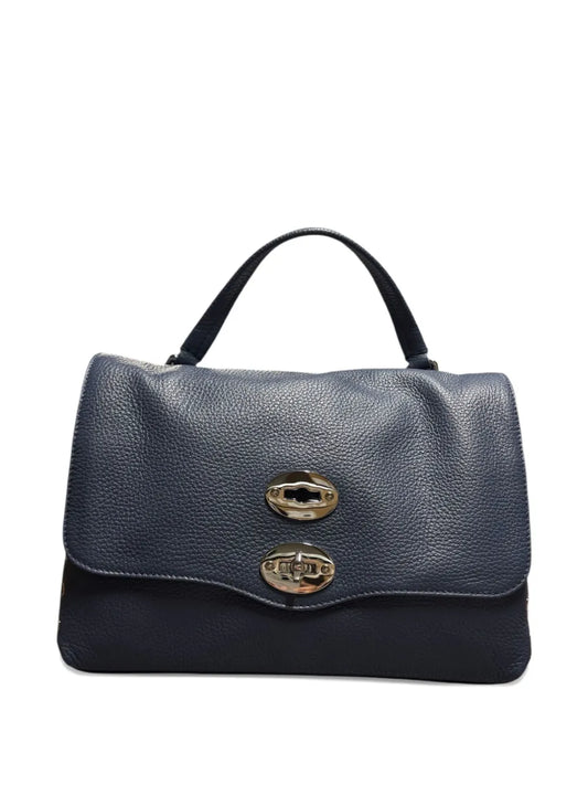 Zanellato Postina double clasp stud detail clutch bag