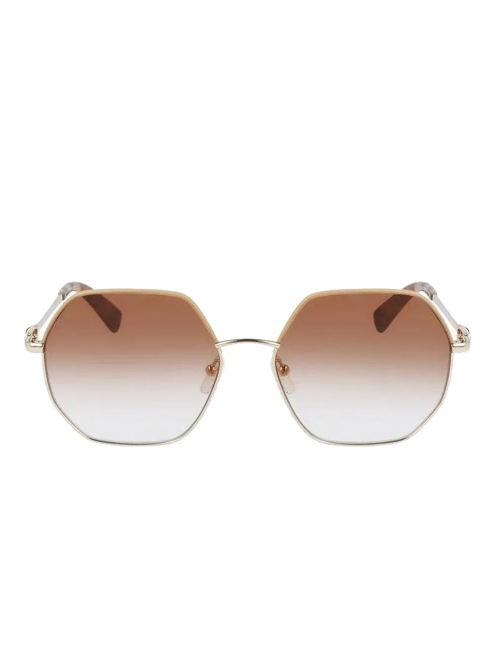 Longchamp geometric frame sunglasses