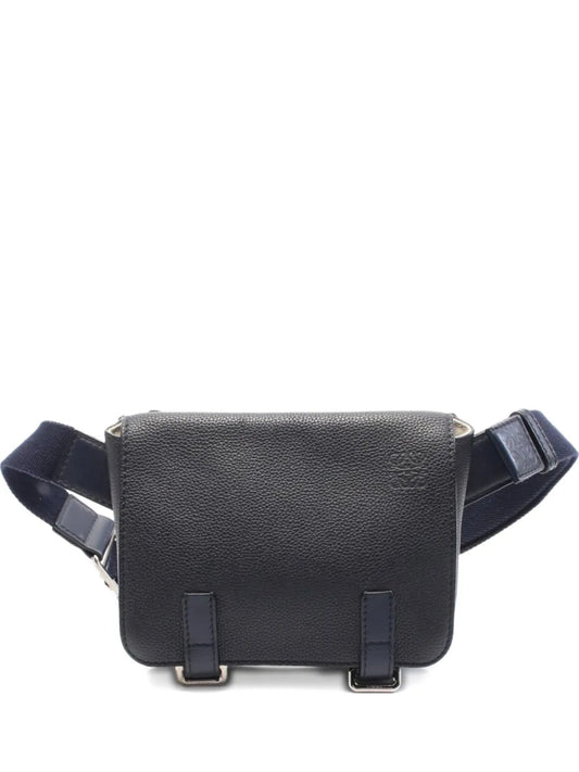 Loewe 2000s leather messenger bag