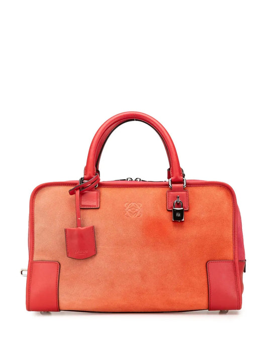 Loewe 2010 2025 Suede Amazona 36 handbag