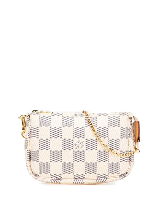 Louis Vuitton 2012 Damier Azur Mini Pochette Accessoires handbag