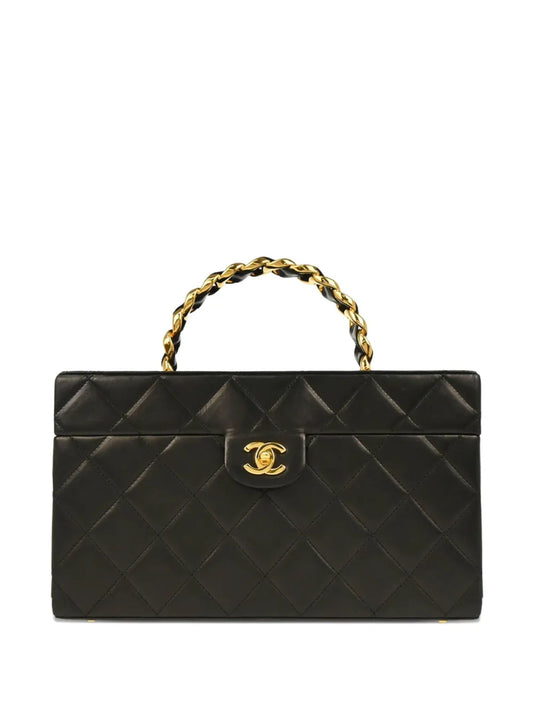 CHANEL 1995 quilted vanity handbag