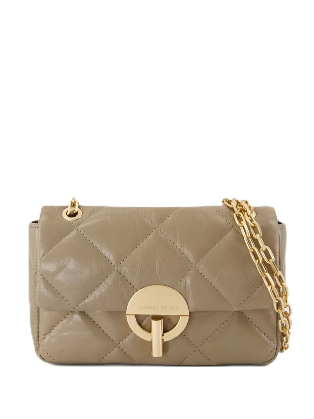 Vanessa Bruno Moon quilted chain crossbody bag