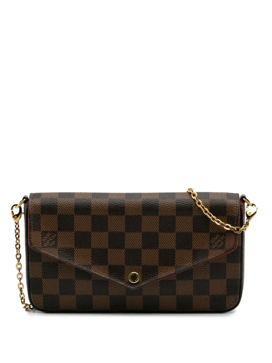 Louis Vuitton 2017 Damier Ebene Pochette Felicie crossbody bag