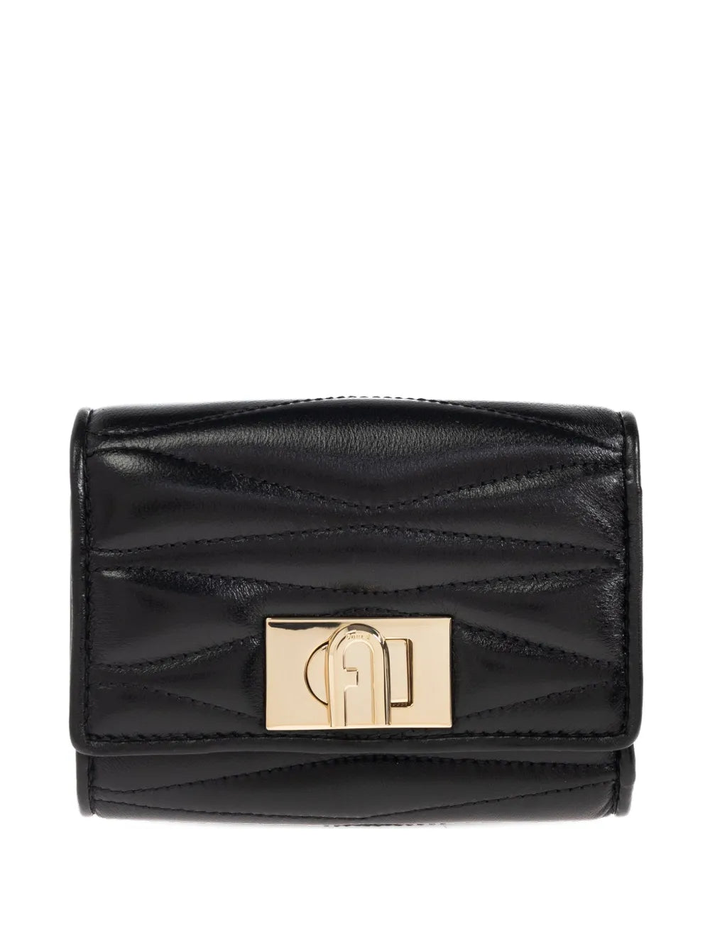 Furla quilted clasp wallet