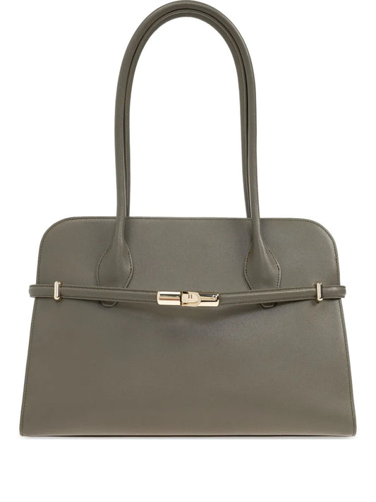 Furla leather tote bag