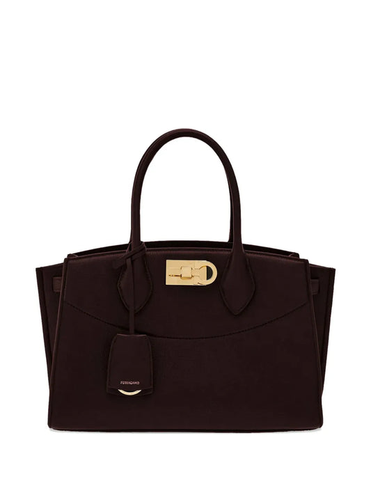 Ferragamo Gancini buckle tote bag