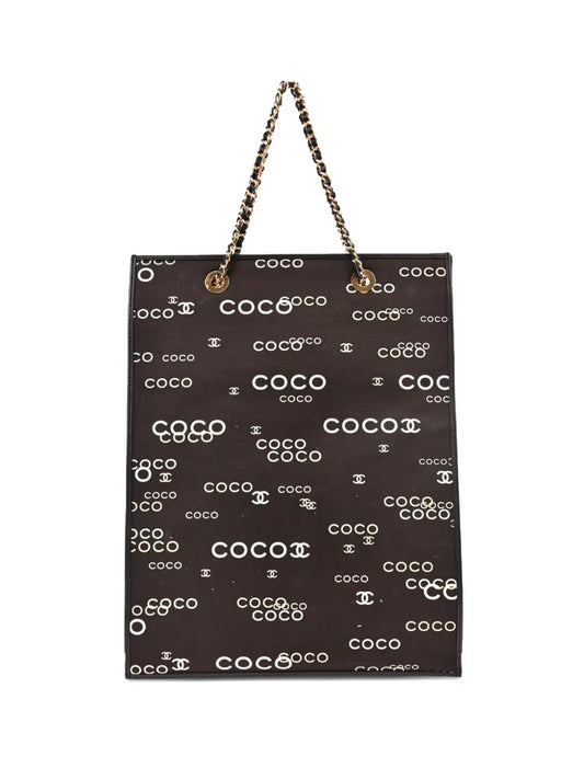 CHANEL 2002 Coco tote bag