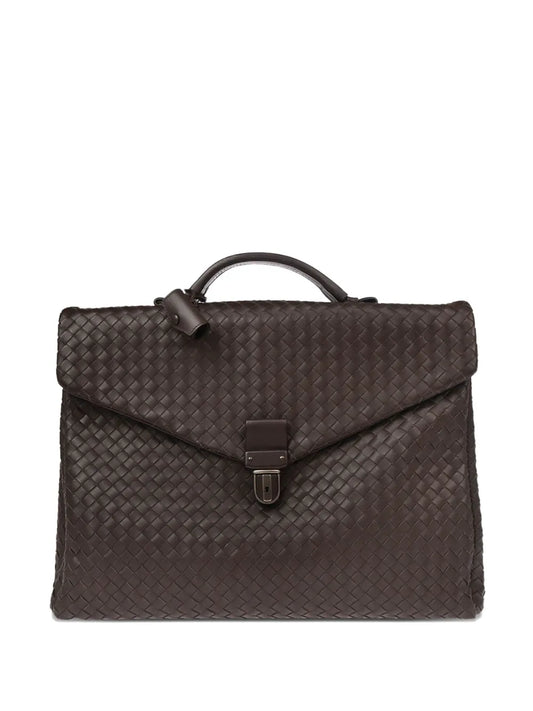 Bottega Veneta 2007 Intrecciato leather briefcase handbag
