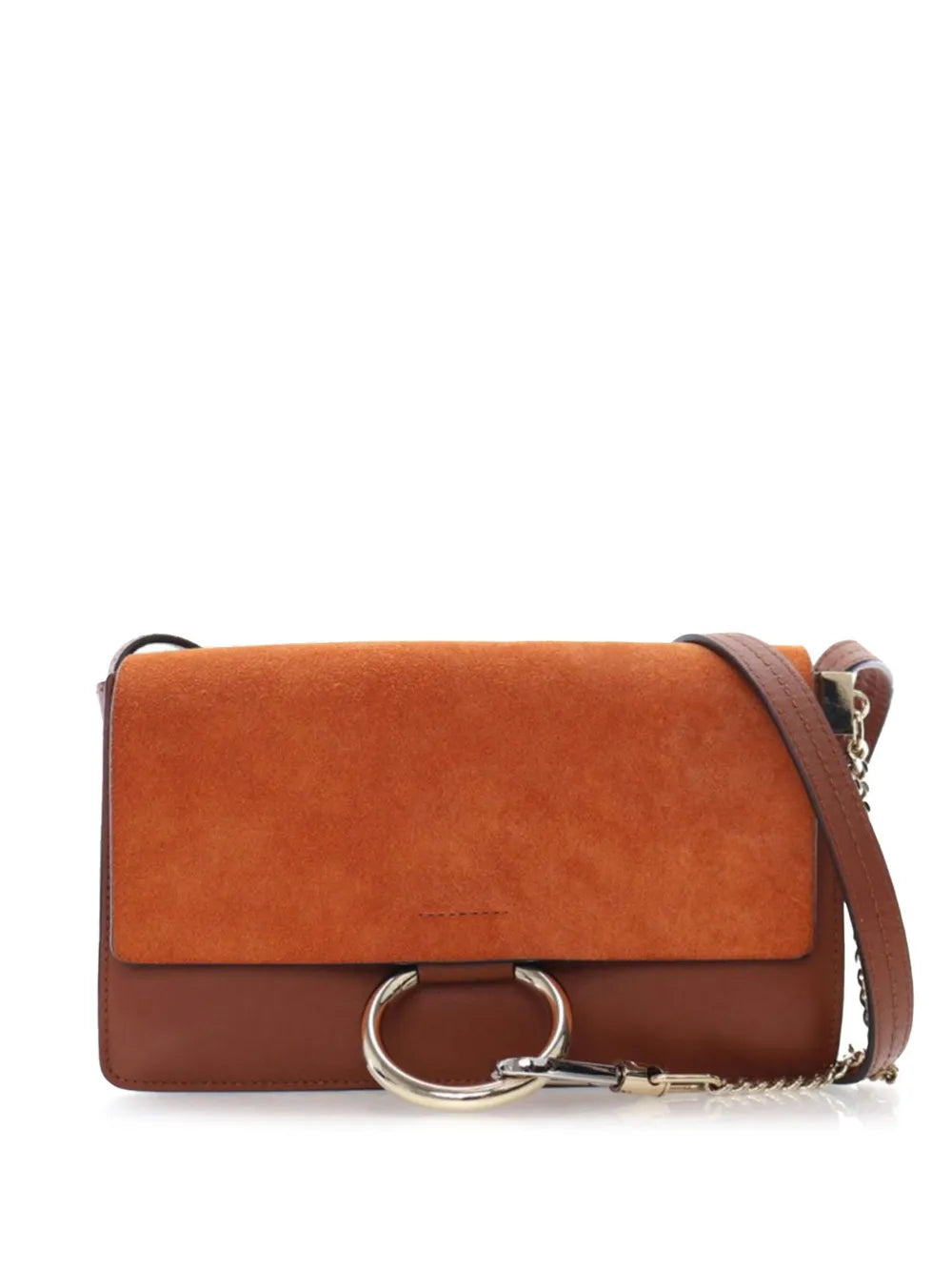 Chloé 2018 Small Suede and Calfskin Faye crossbody bag