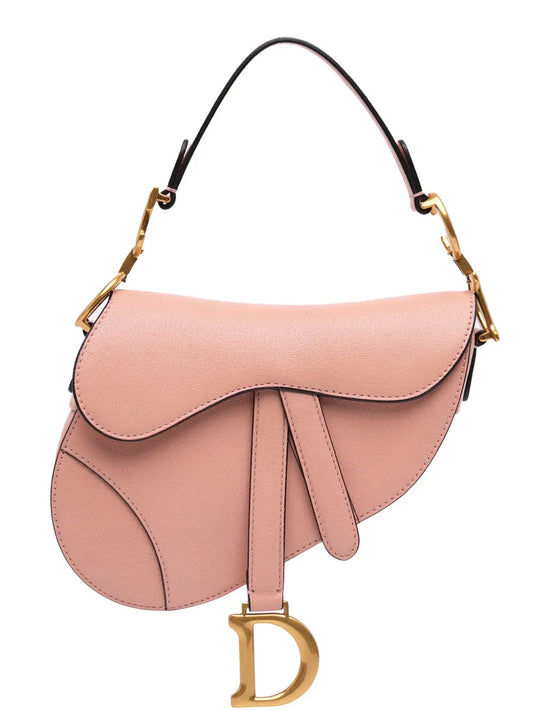 Christian Dior 2020 Mini Goatskin Saddle Bag satchel