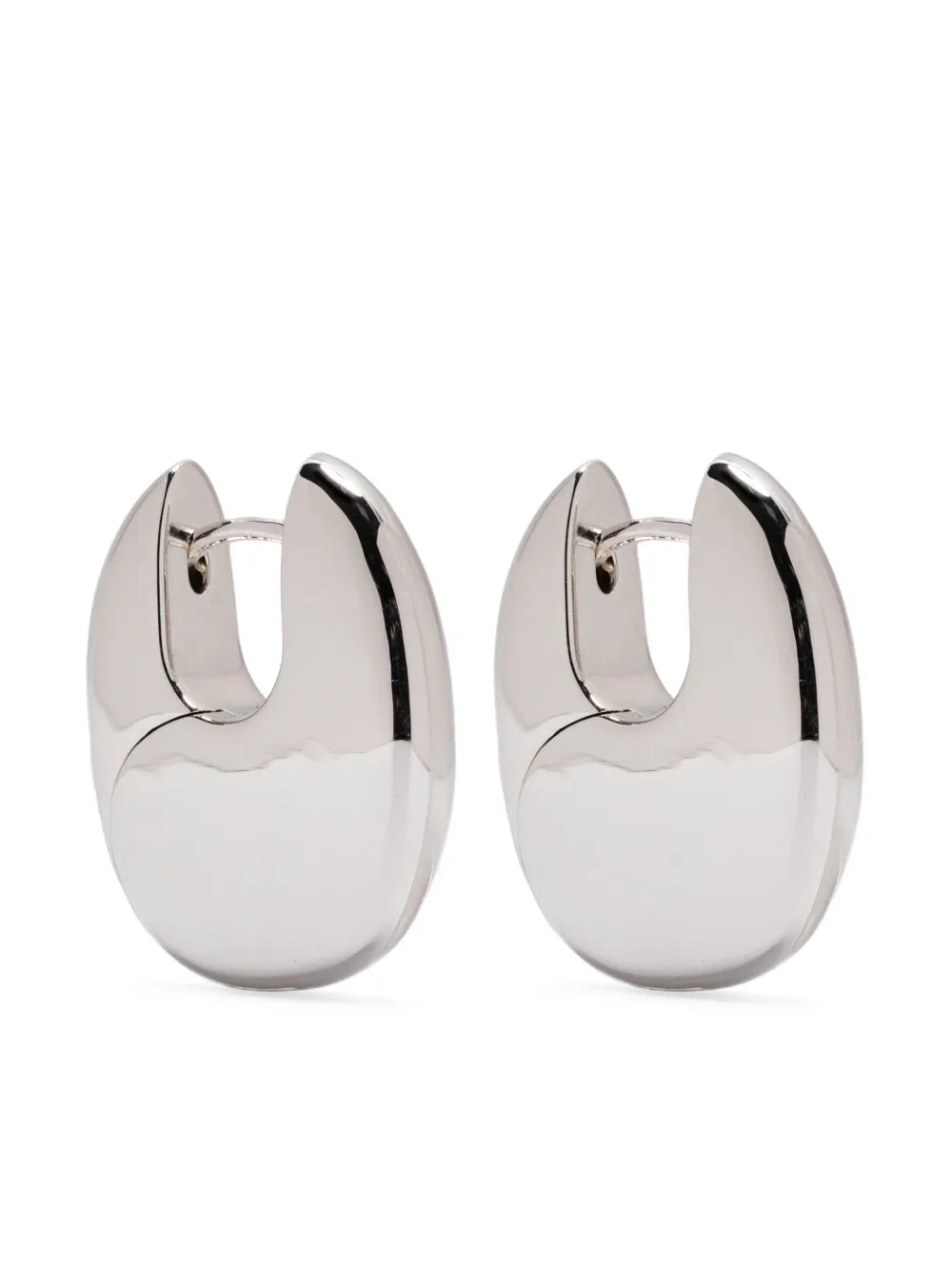 Tom Wood medium Pebble sterling silver earrings