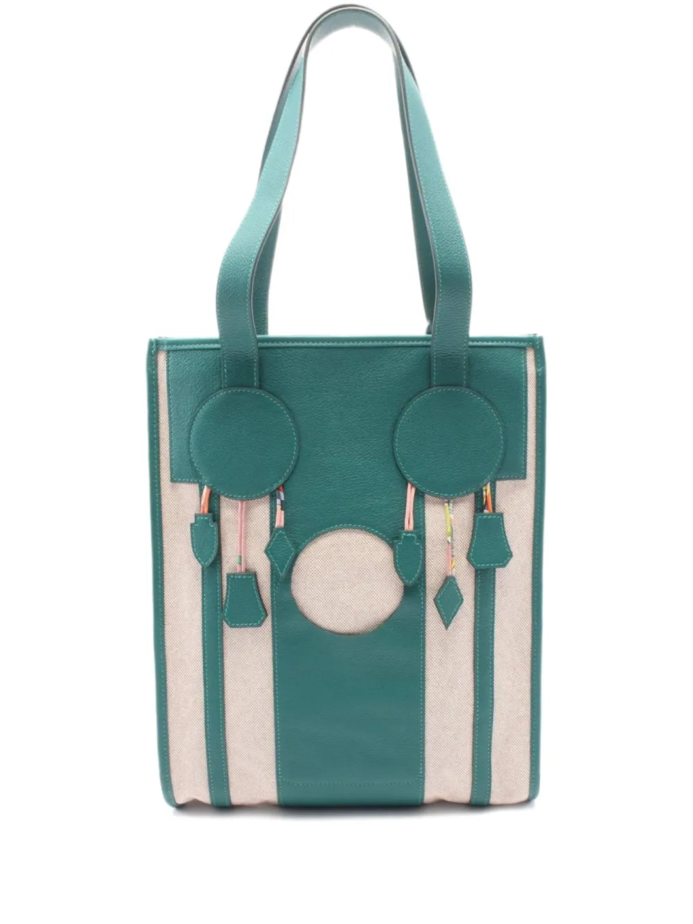 Hermès 2010s Dream catcher leather tote bag
