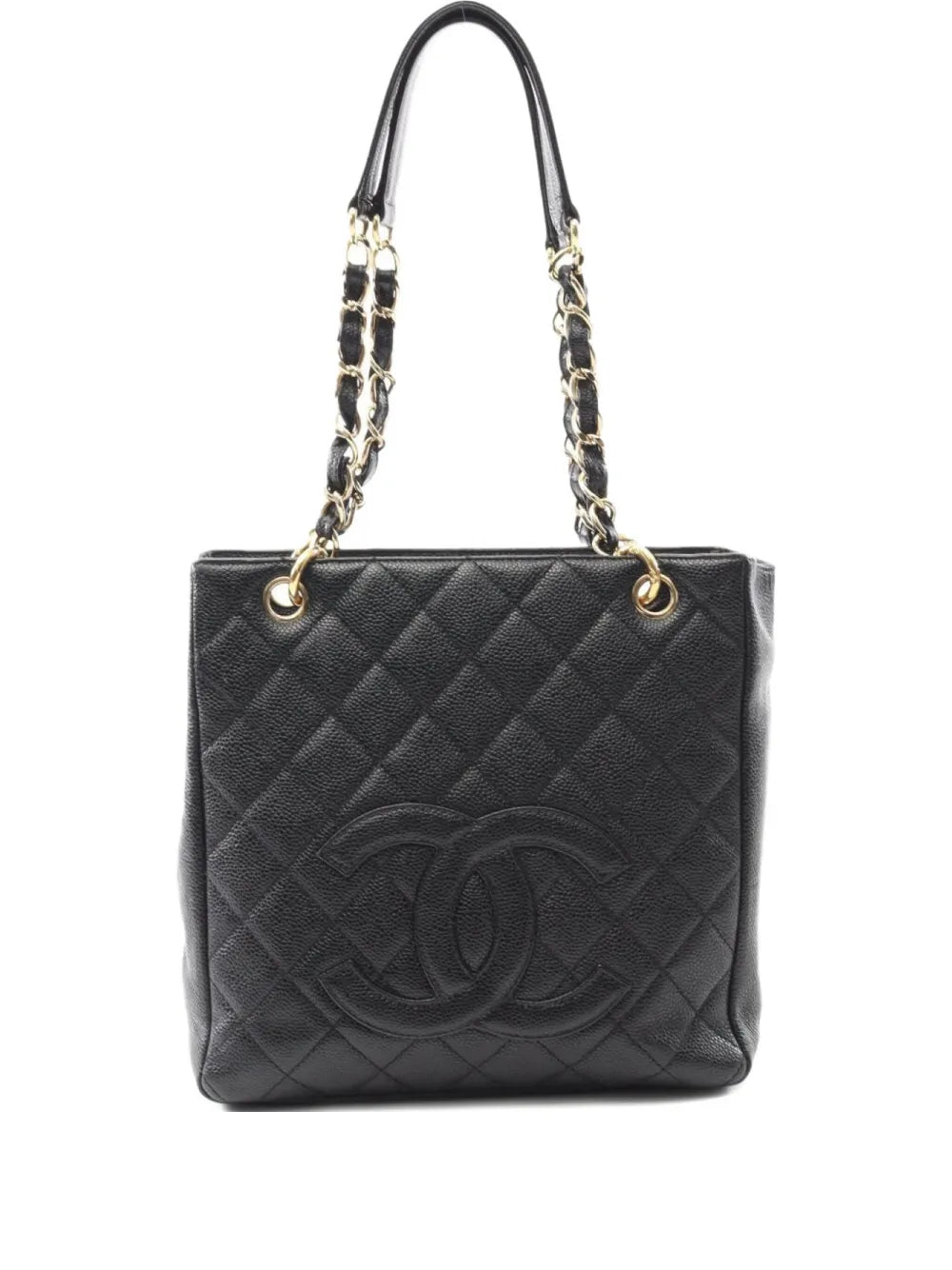 CHANEL 2003 Interlocking CC logo tote bag
