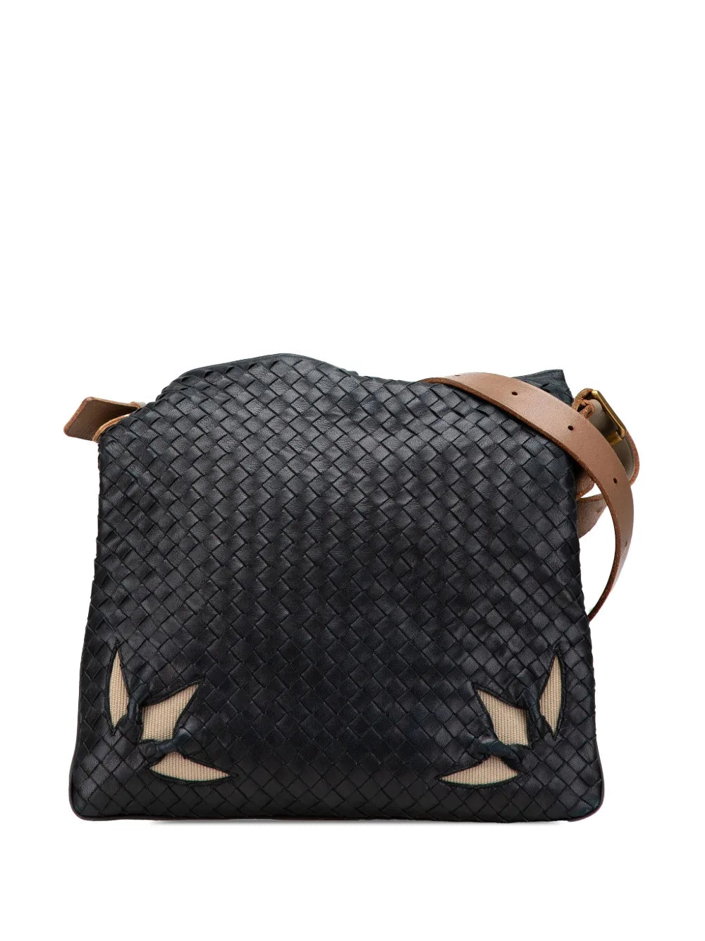 Bottega Veneta 2000 2007 Nappa Intrecciato Marquise Flower crossbody bag