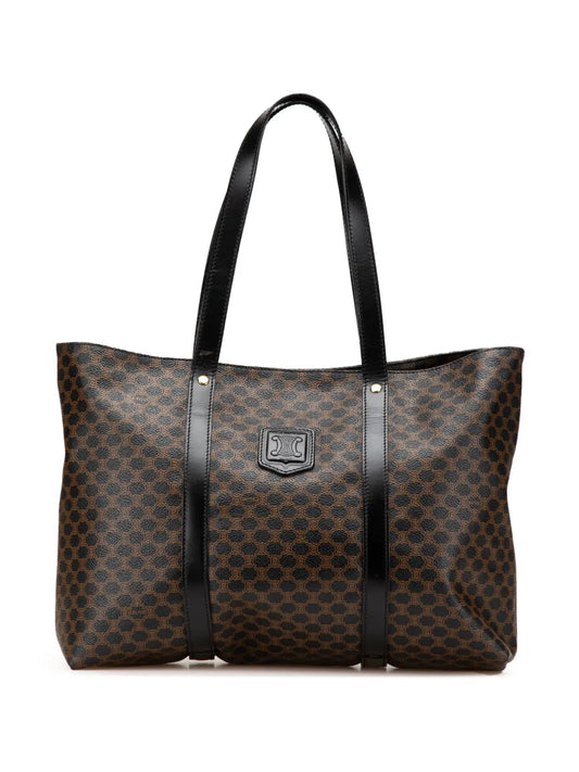 Céline 1999 Macadam Coated Canvas tote bag