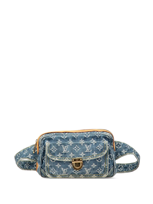 Louis Vuitton 2007 Monogram Denim Bum Bag belt bag