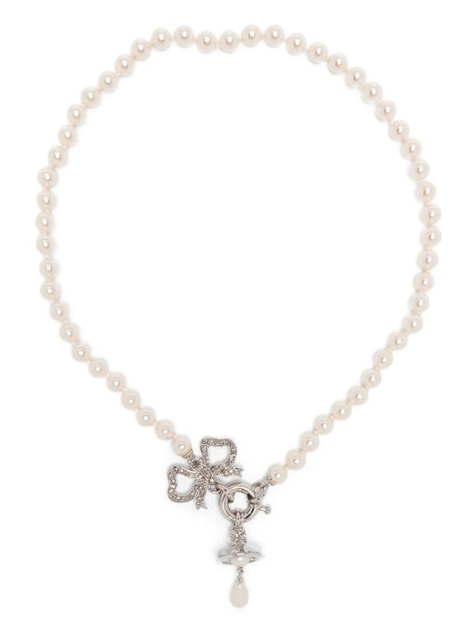 Vivienne Westwood Rigoberta bow detail necklace