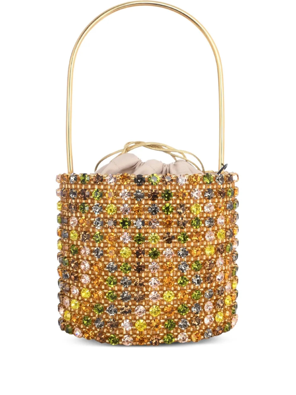Vanina Nuances crystal embellished bucket bag