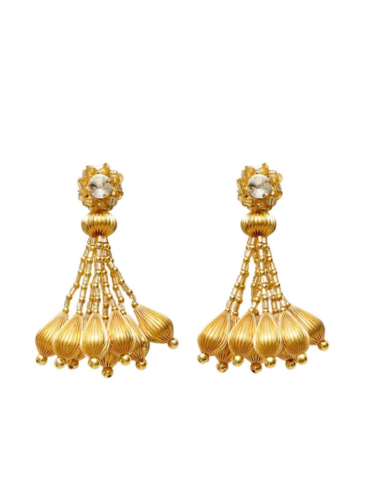 Vanina Lys beaded drop earrings