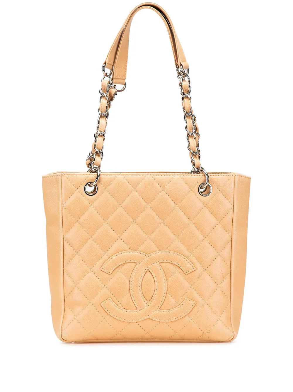CHANEL 2008 2009 Caviar Petite Shopping tote bag