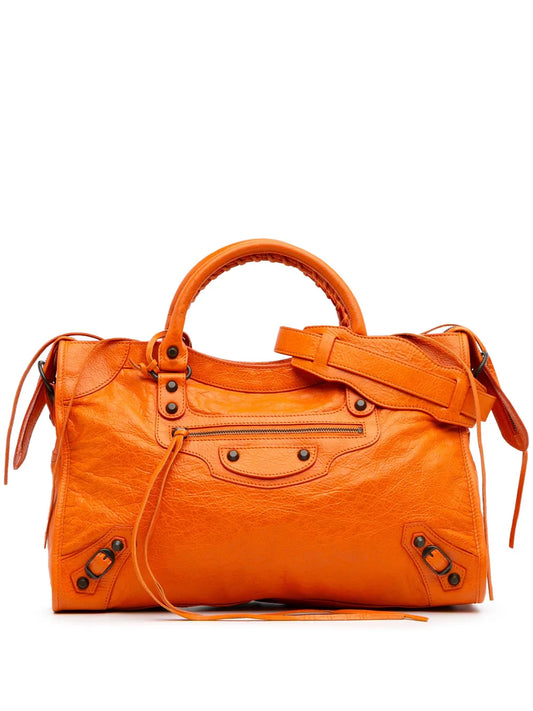 Balenciaga 2013 Lambskin Motocross Classic City satchel