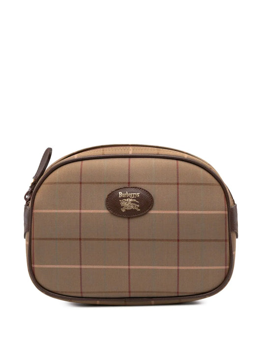 Burberry 20th Century Vintage Check Canvas clutch bag