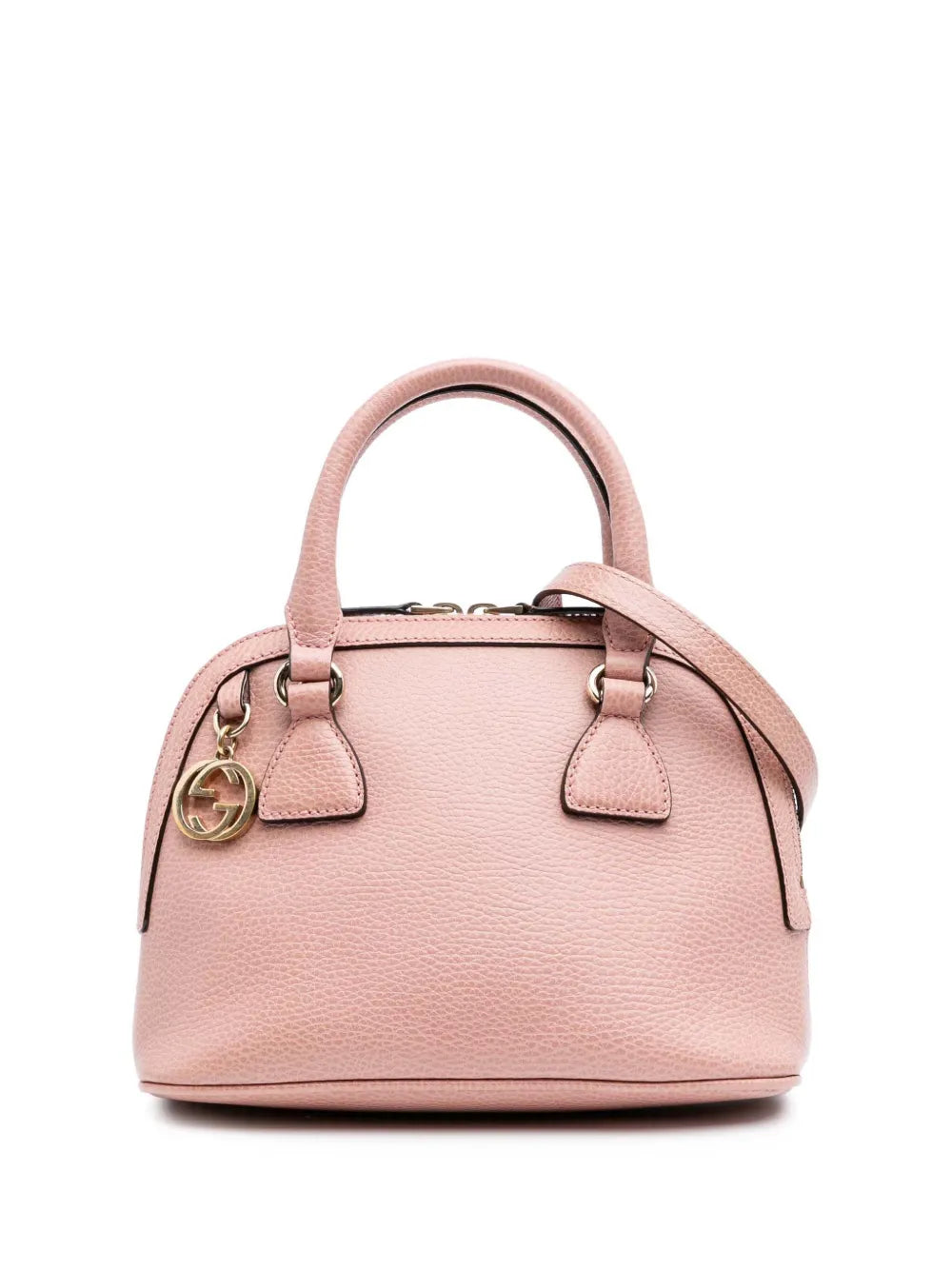 Gucci 2016 2025 Mini Leather GG Charm Dome satchel