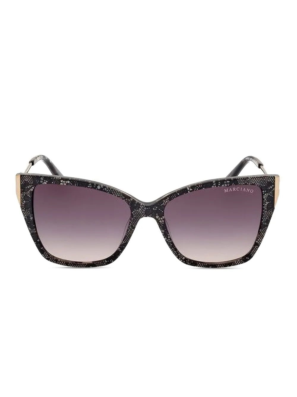 Marciano glitter embellished cat eye sunglasses