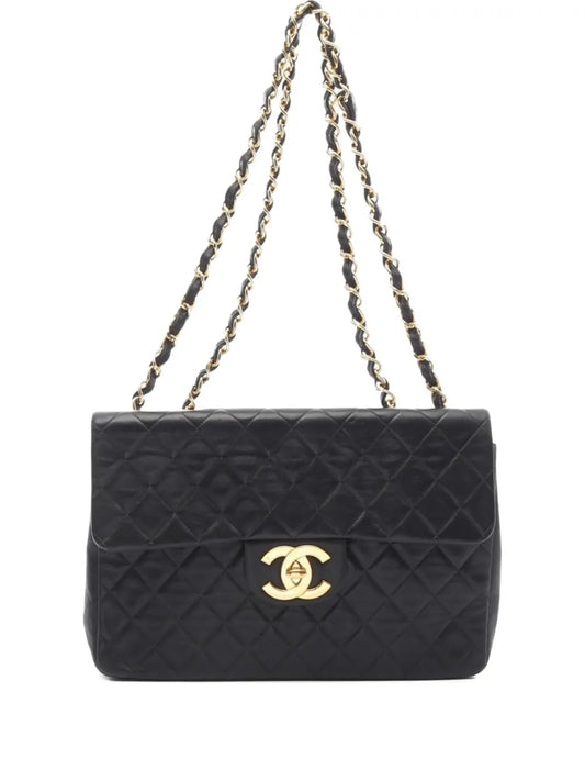 CHANEL 1994 1996 Decamatlassé 34 shoulder bag